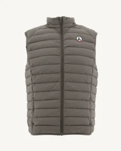 Donzen Jassen & Jacks-JOTT Doudoune Sans Manches Stretch Taupe Arafo 808 Taupe