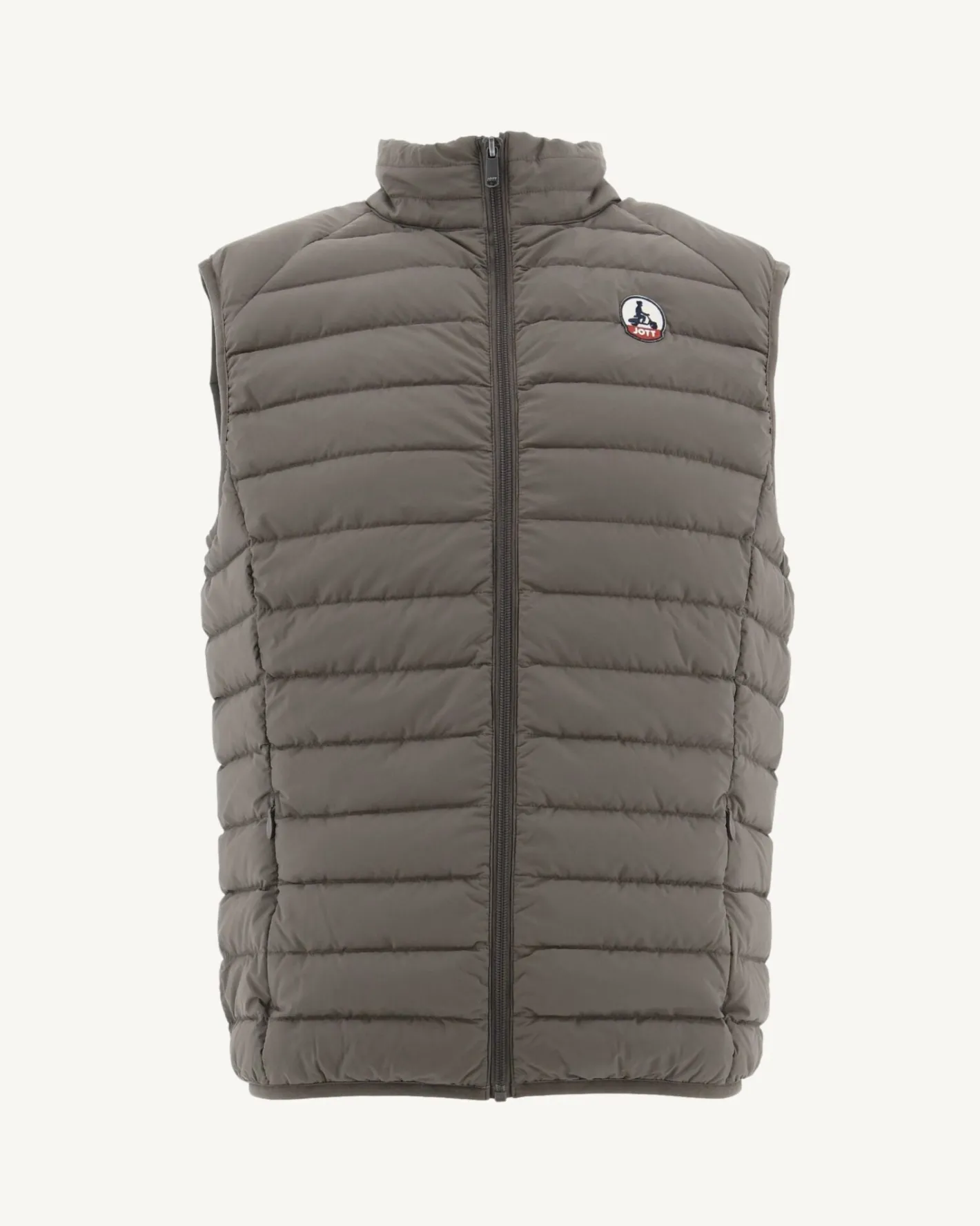 Donzen Jassen & Jacks-JOTT Doudoune Sans Manches Stretch Taupe Arafo 808 Taupe