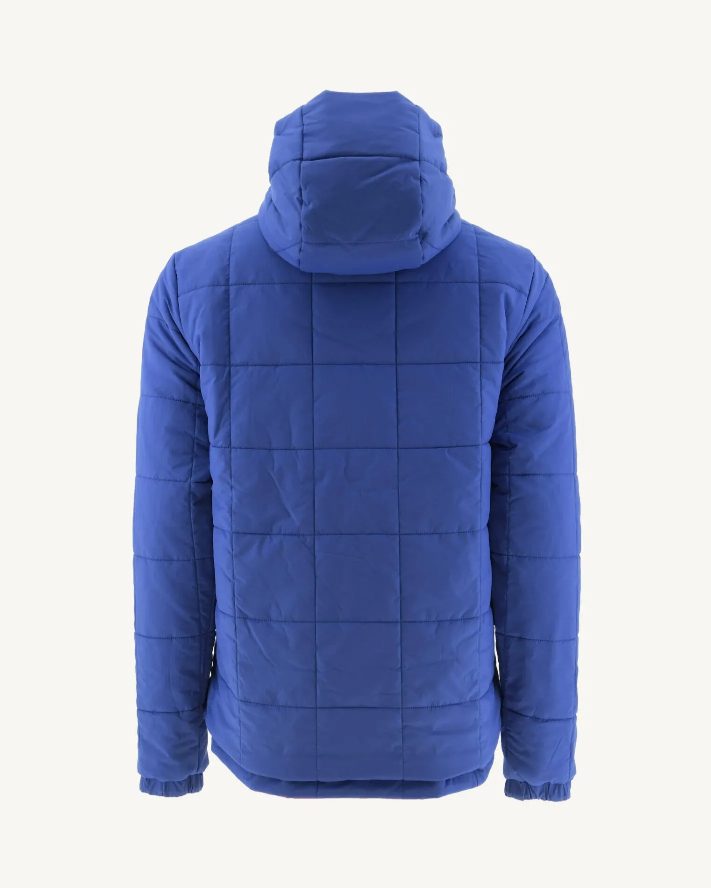 Donzen Jassen & Jacks-JOTT Doudoune Ultralight Reversible A Capuche Rouge Vif/Dark Denim Vigo 3180 Fire Red/Dark Denim