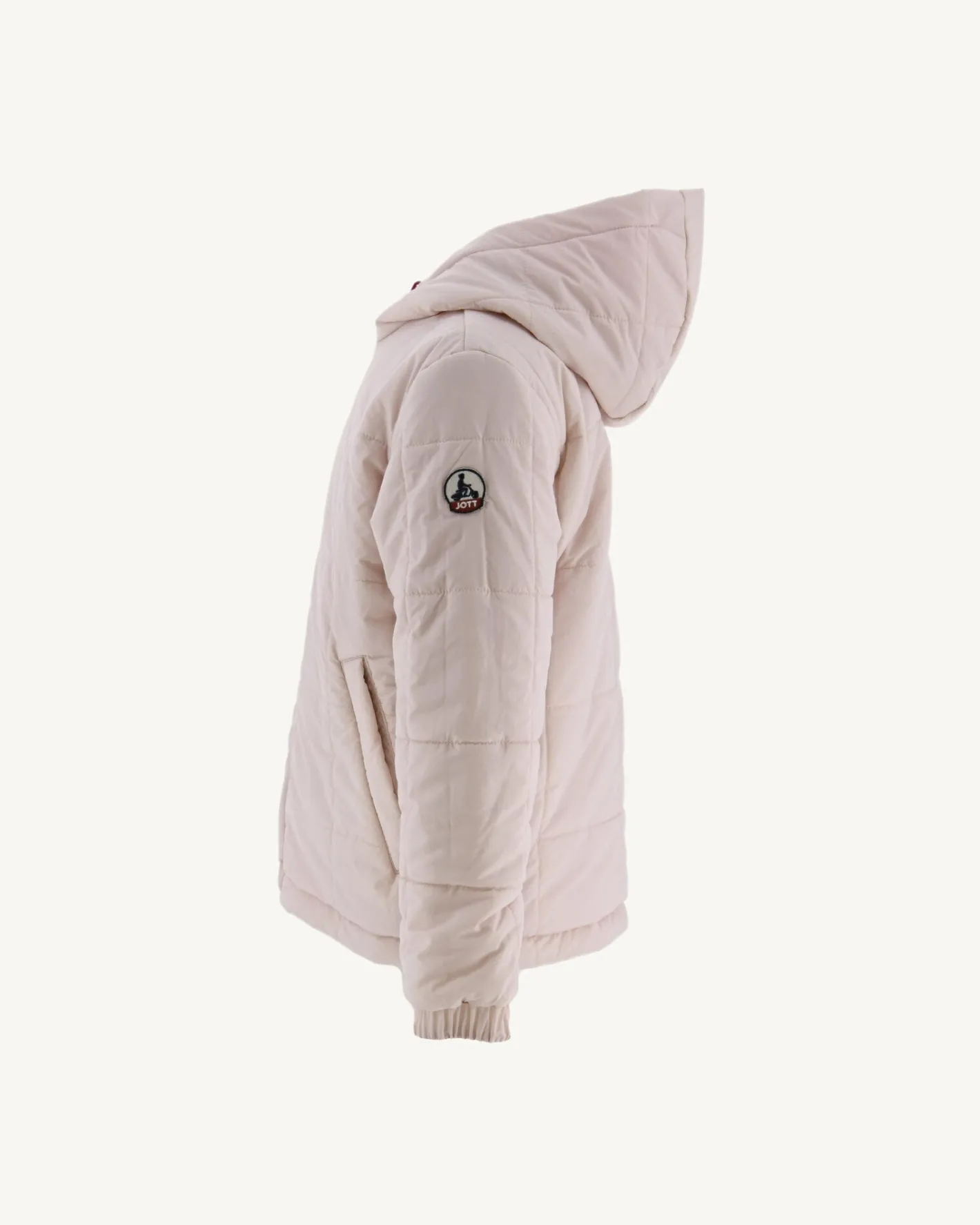Donzen Jassen-JOTT Doudoune Ultralight Reversible A Capuche Rose Intense/Rose Clair Enfan 4570 Wild Rose/Soft Pink