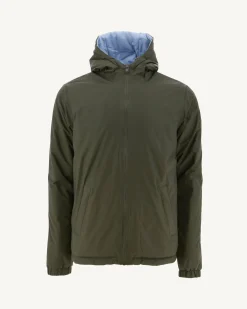 Donzen Jassen & Jacks-JOTT Doudoune Ultralight Reversible A Capuche Army/Bleu Clair Vigo 2551 Army/Soft Blue