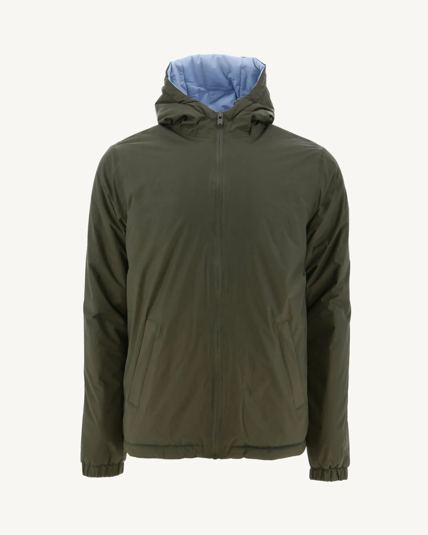 Donzen Jassen & Jacks-JOTT Doudoune Ultralight Reversible A Capuche Army/Bleu Clair Vigo 2551 Army/Soft Blue