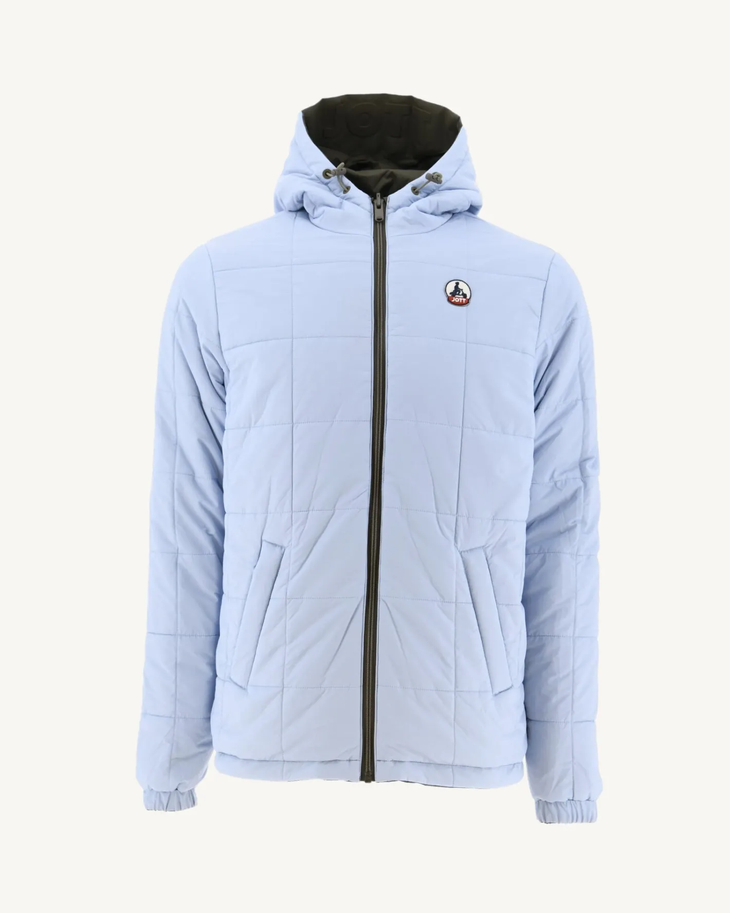 Donzen Jassen & Jacks-JOTT Doudoune Ultralight Reversible A Capuche Army/Bleu Clair Vigo 2551 Army/Soft Blue