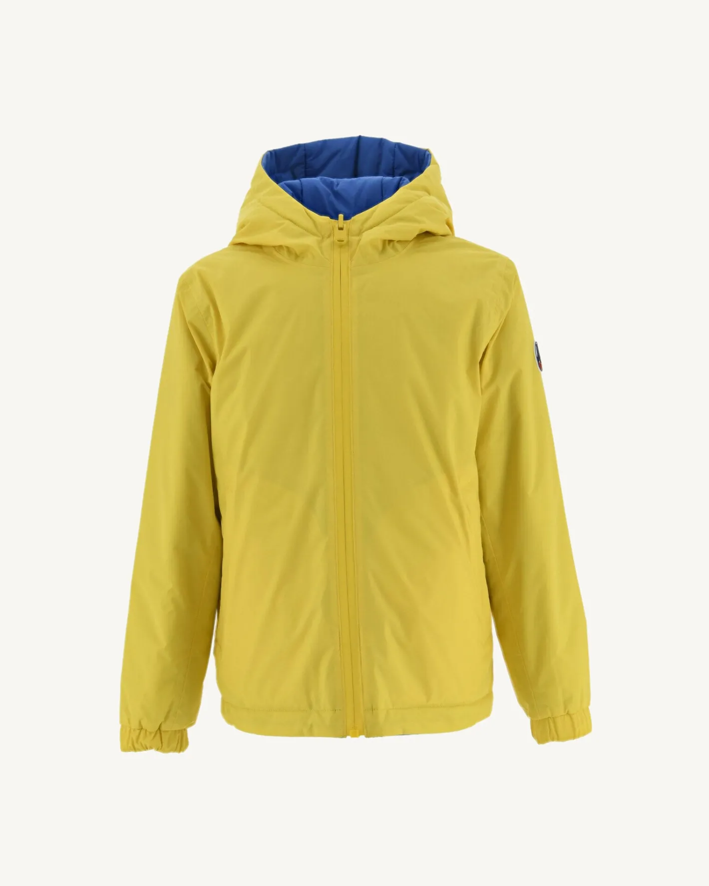 Donzen Jassen-JOTT Doudoune Ultralight Reversible A Capuche Citron/Azur Enfant Rosso 6310 Lemon/Azure