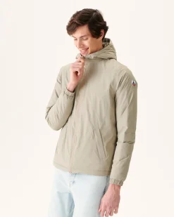 Donzen Jassen & Jacks-JOTT Doudoune Ultralight Reversible A Capuche Beige/Taupe Vigo 8041 Beige/Taupe
