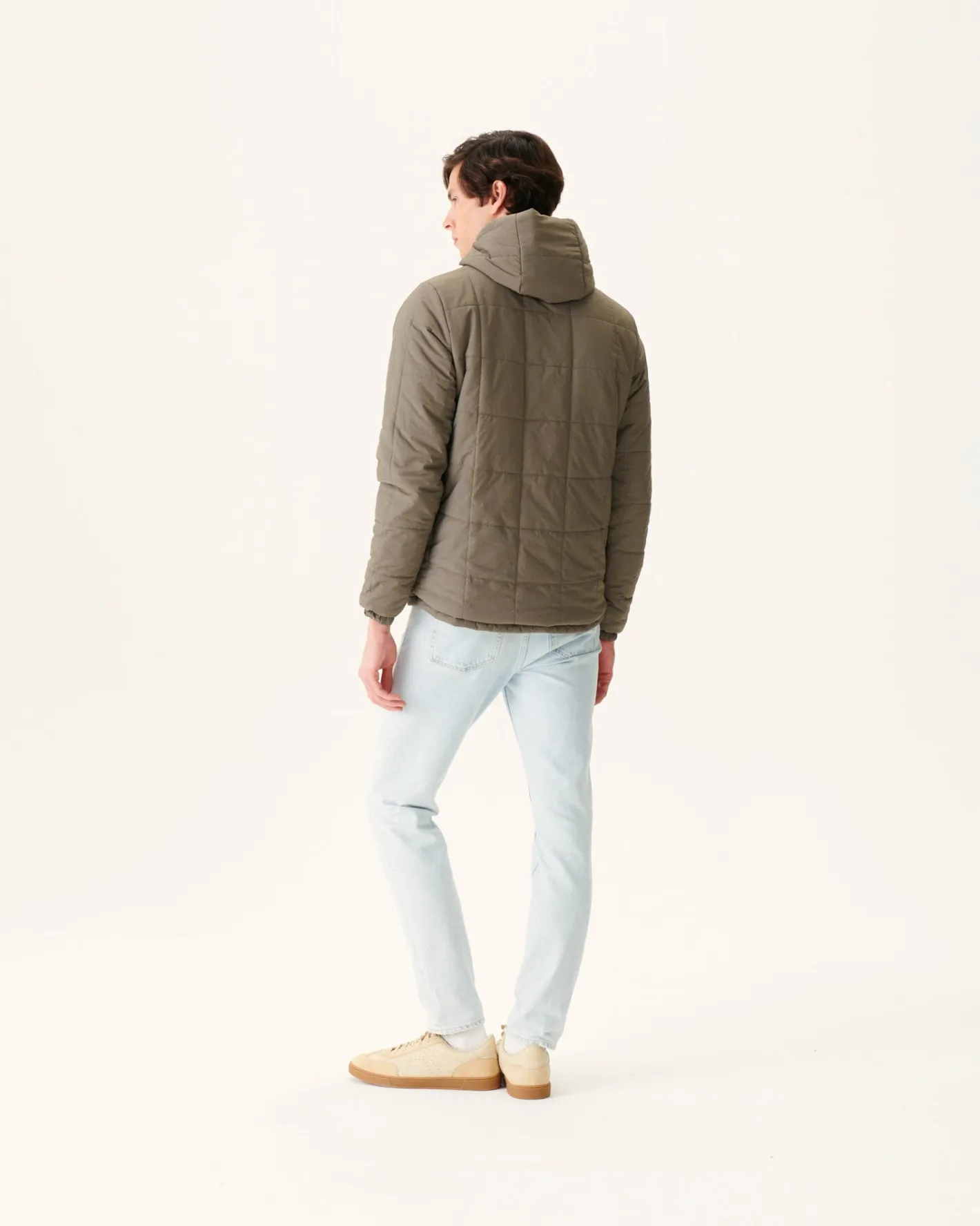 Donzen Jassen & Jacks-JOTT Doudoune Ultralight Reversible A Capuche Beige/Taupe Vigo 8041 Beige/Taupe
