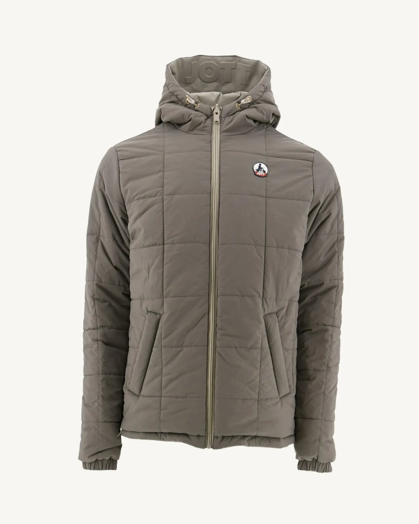 Donzen Jassen & Jacks-JOTT Doudoune Ultralight Reversible A Capuche Beige/Taupe Vigo 8041 Beige/Taupe