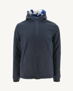 Donzen Jassen & Jacks-JOTT Doudoune Ultralight Reversible A Capuche Marine/Camo Dark Denim Vigo 1044 Navy/Camo Dark Denim
