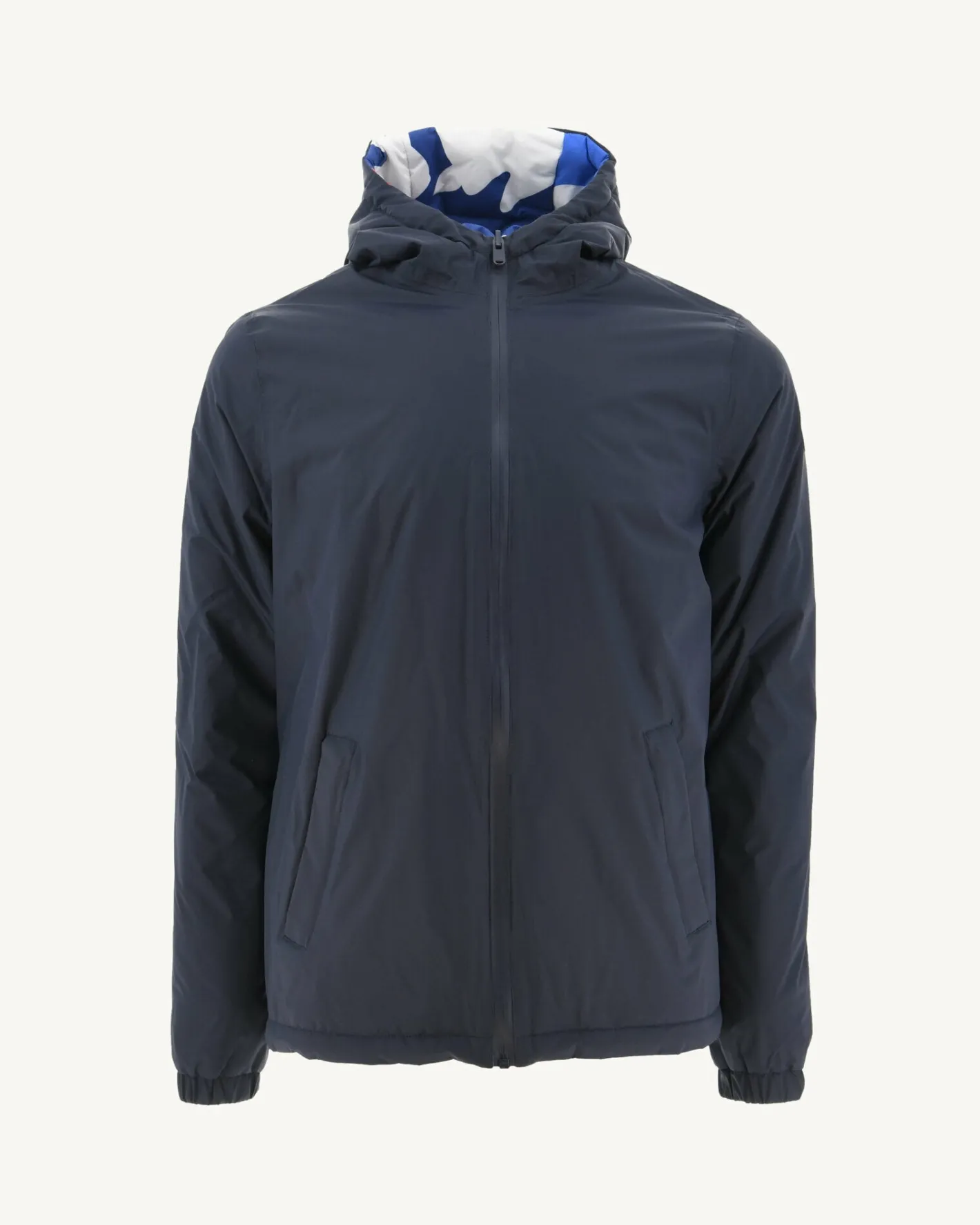 Donzen Jassen & Jacks-JOTT Doudoune Ultralight Reversible A Capuche Marine/Camo Dark Denim Vigo 1044 Navy/Camo Dark Denim