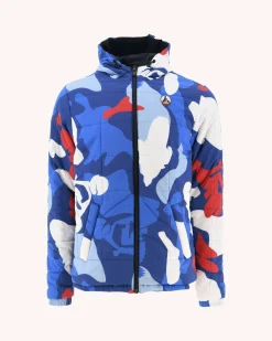 Donzen Jassen & Jacks-JOTT Doudoune Ultralight Reversible A Capuche Marine/Camo Dark Denim Vigo 1044 Navy/Camo Dark Denim