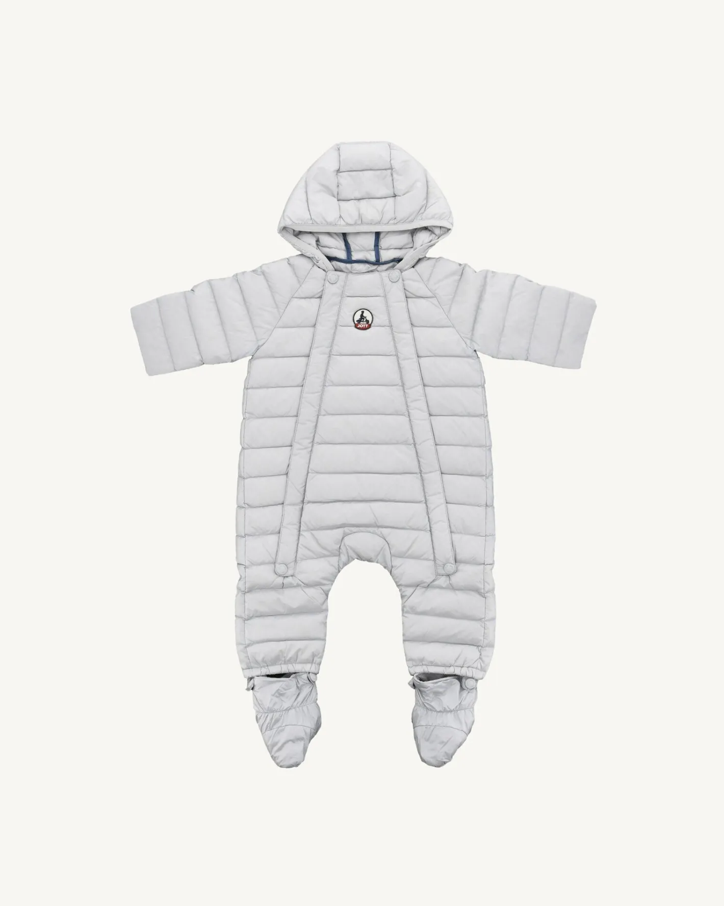 Baby-JOTT Grenouillere Bebe Gris Clair Grenouille 532 Soft Grey