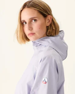 Donzen Jassen & Jacks-JOTT Impermeable A Capuche Mauve Pastel Singapore 200 Pastel Mauve