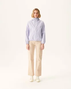 Donzen Jassen & Jacks-JOTT Impermeable A Capuche Mauve Pastel Singapore 200 Pastel Mauve