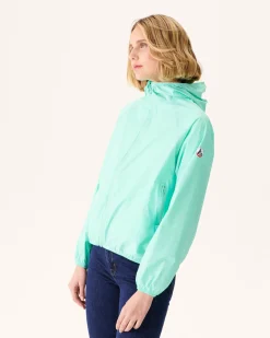 Donzen Jassen & Jacks-JOTT Impermeable A Capuche Menthe Pastel Singapore 500 Pastel Mint