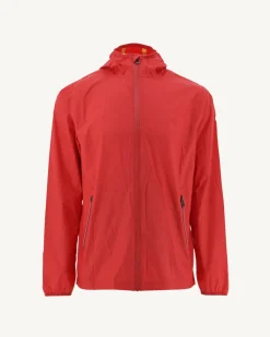 Donzen Jassen & Jacks-JOTT Impermeable A Capuche Paquetable Rouge Vif Manille 318 Fire Red