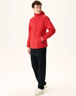 Donzen Jassen & Jacks-JOTT Impermeable A Capuche Paquetable Rouge Vif Manille 318 Fire Red