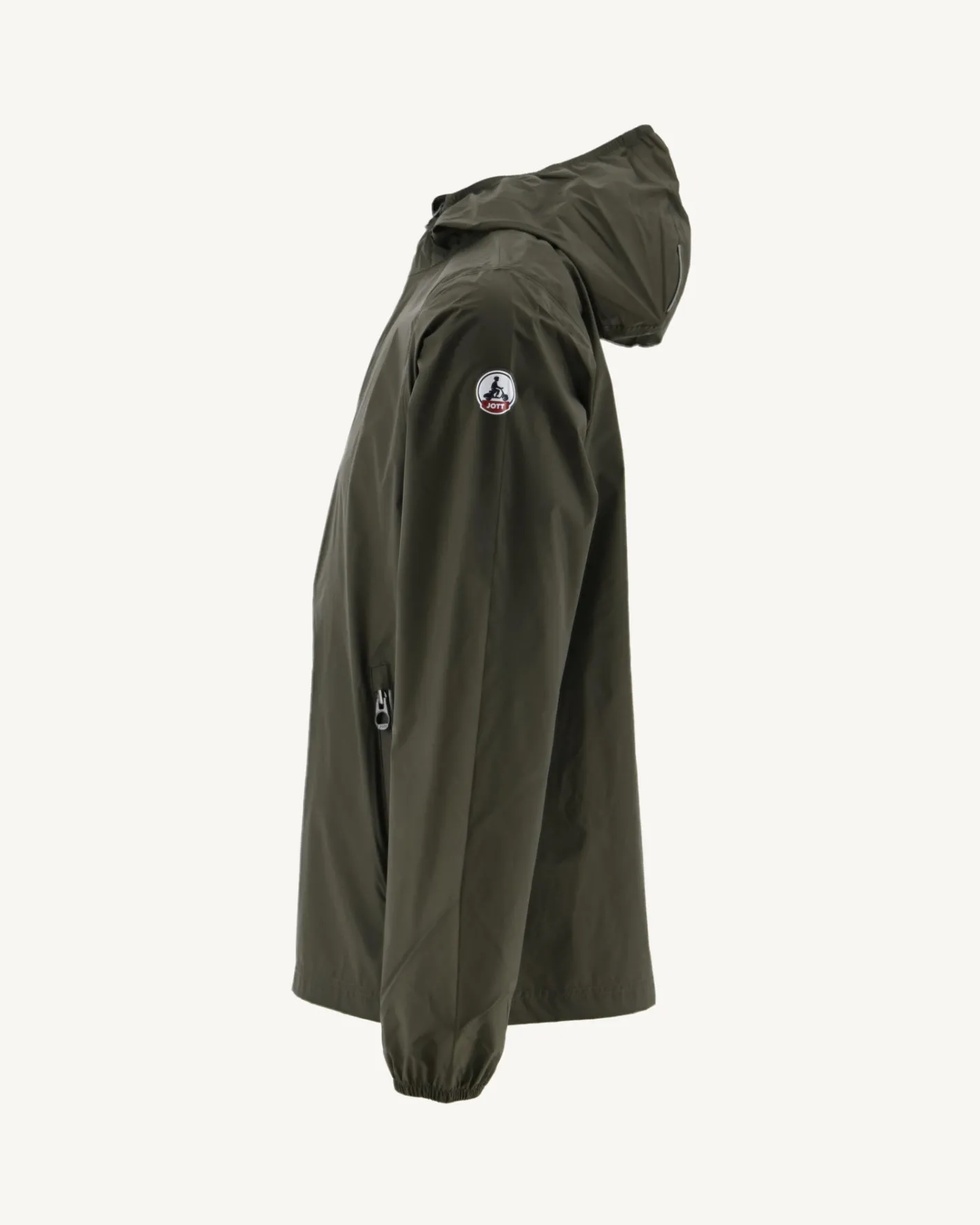 Donzen Jassen & Jacks-JOTT Impermeable A Capuche Paquetable Army Manille 255 Army