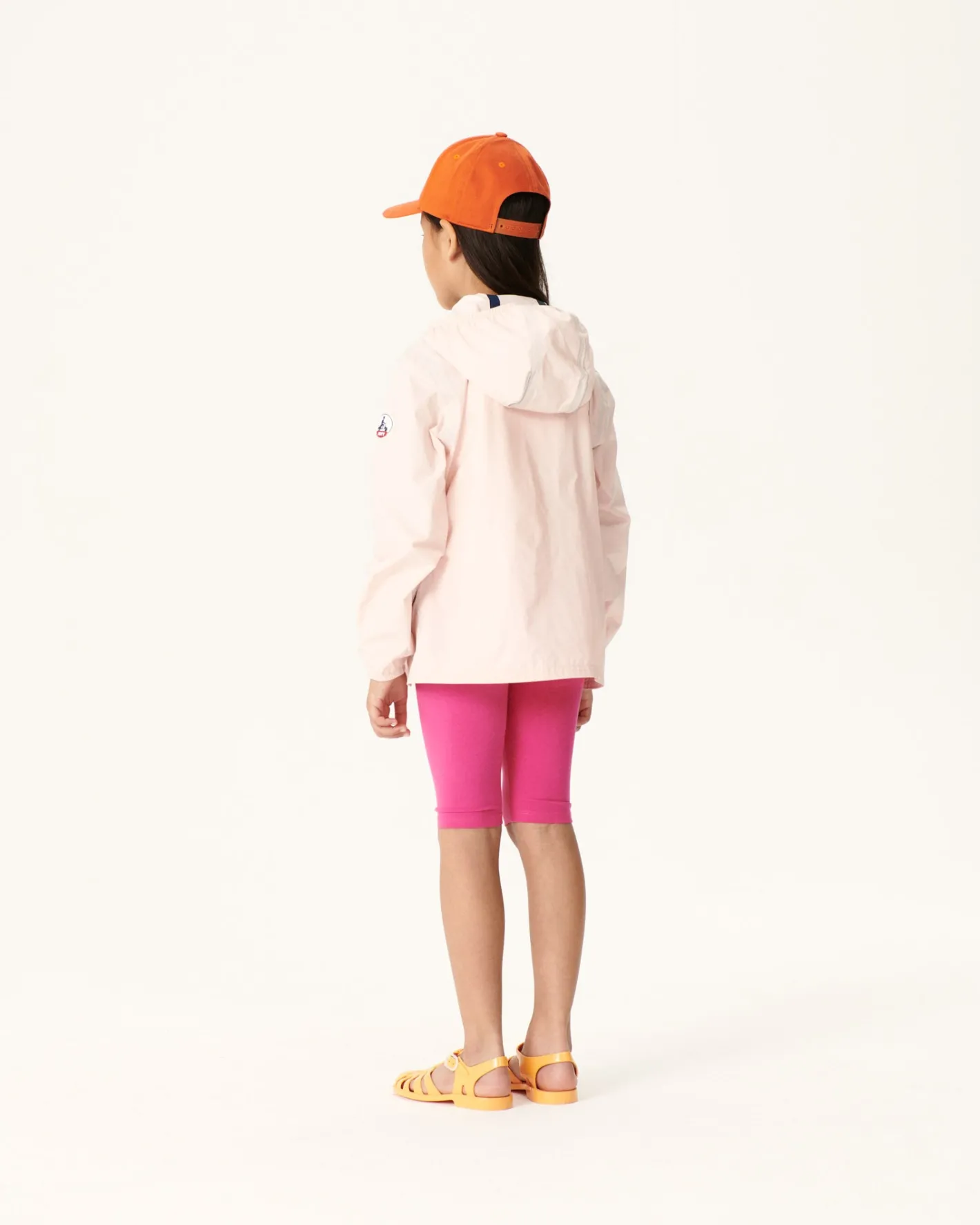 Donzen Jassen-JOTT Impermeable A Capuche Rose Clair Enfant Madeira 463 Soft Pink