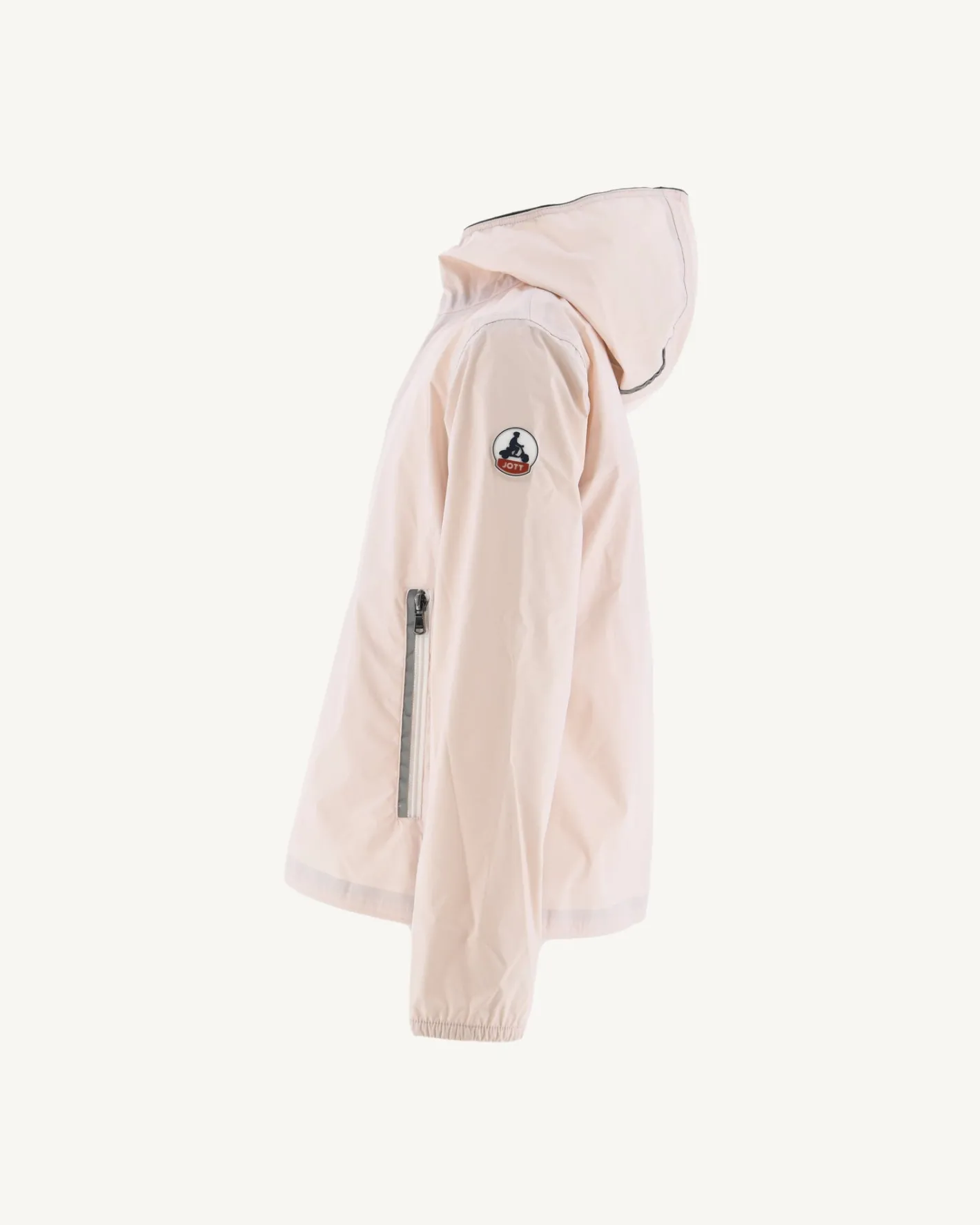 Donzen Jassen-JOTT Impermeable A Capuche Rose Clair Enfant Madeira 463 Soft Pink