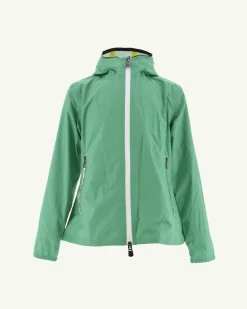 Donzen Jassen-JOTT Impermeable A Capuche Vert Enfant Madeira 243 Poppy Green