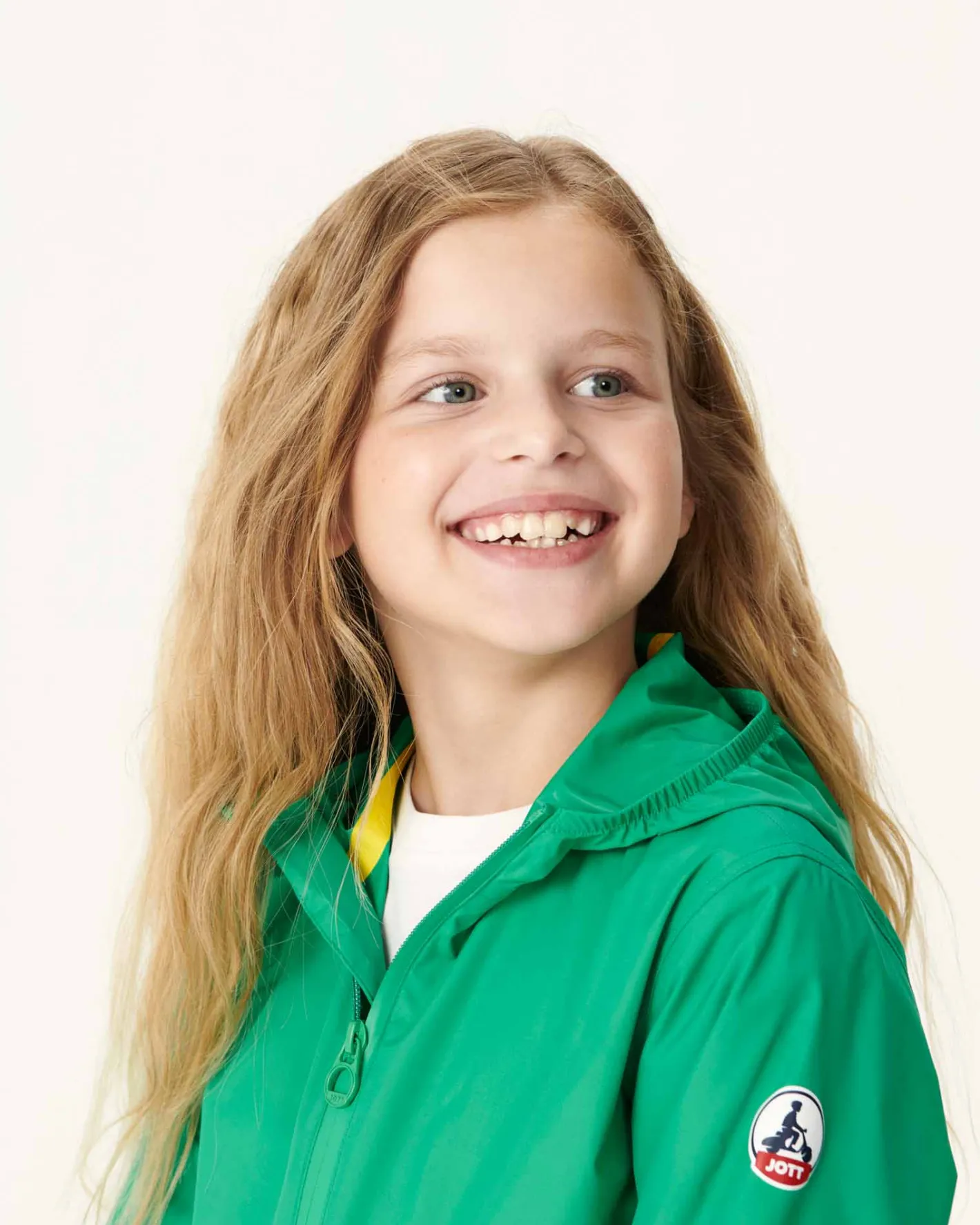 Donzen Jassen-JOTT Impermeable A Capuche Vert Enfant Madeira 243 Poppy Green