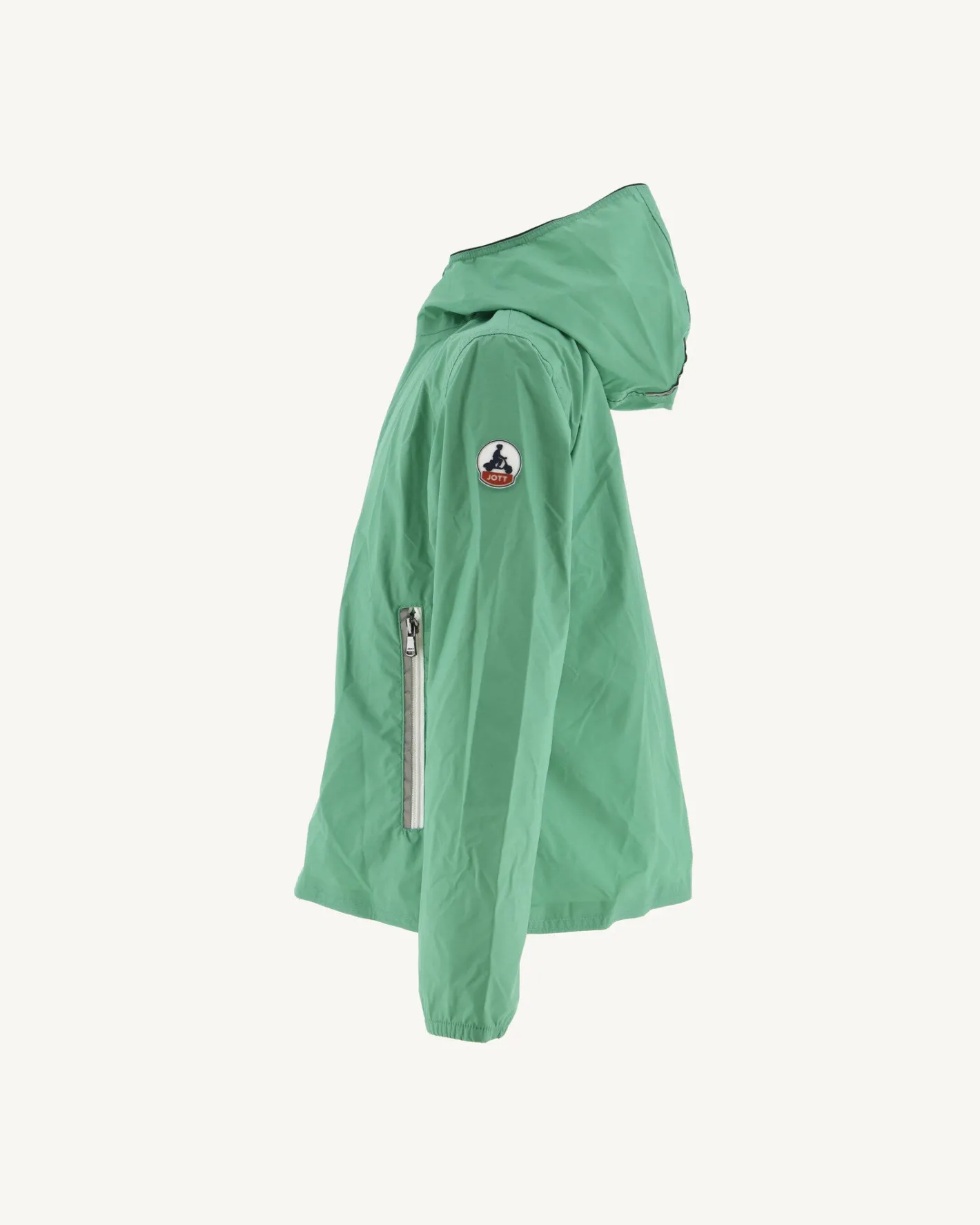 Donzen Jassen-JOTT Impermeable A Capuche Vert Enfant Madeira 243 Poppy Green