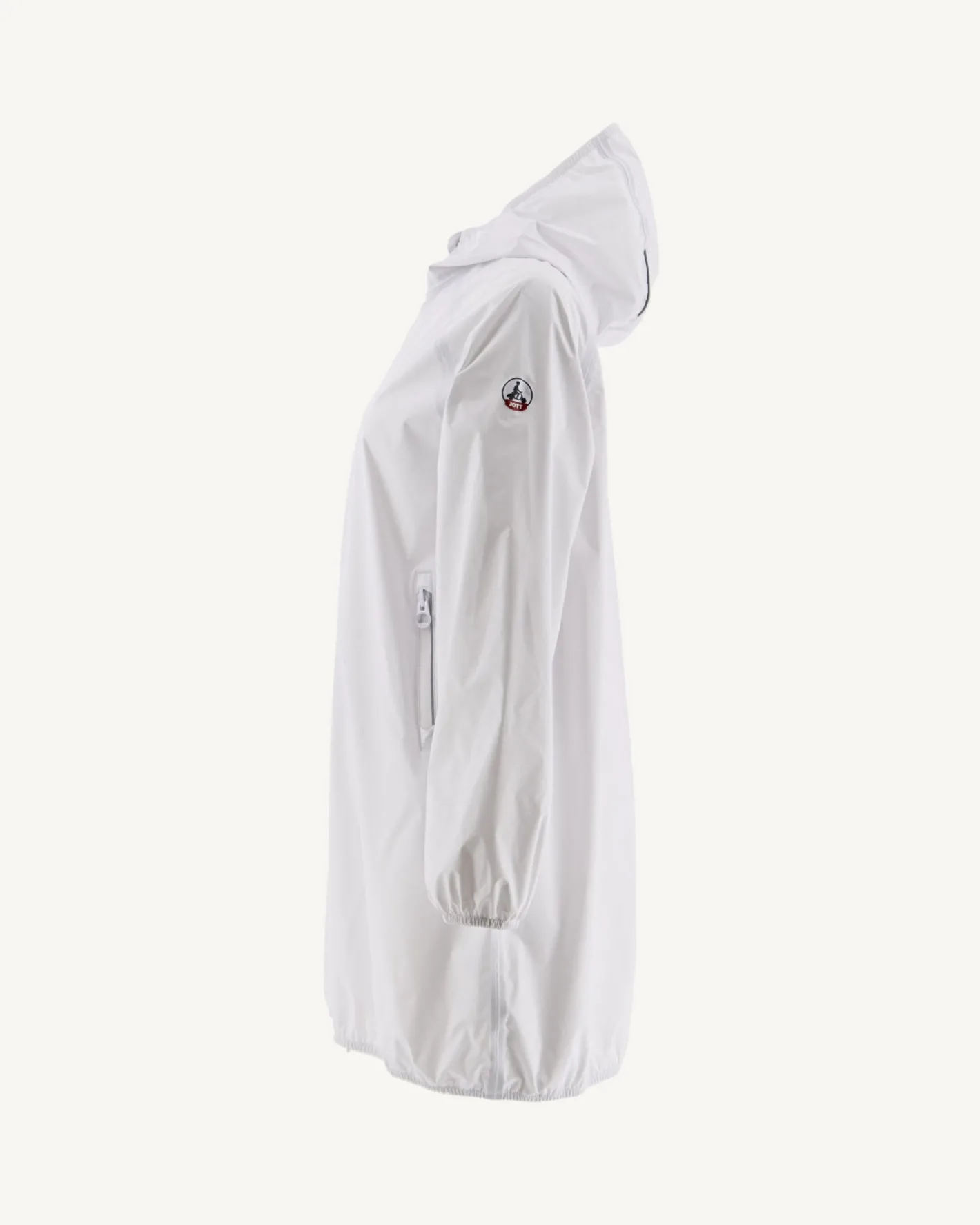 Donzen Jassen & Jacks-JOTT Impermeable Long A Capuche Blanc Copenhagen 901 Blanc