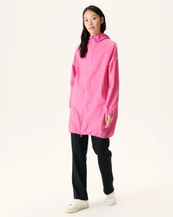 Donzen Jassen & Jacks-JOTT Impermeable Long A Capuche Rose Intense Copenhagen 457 Wild Rose