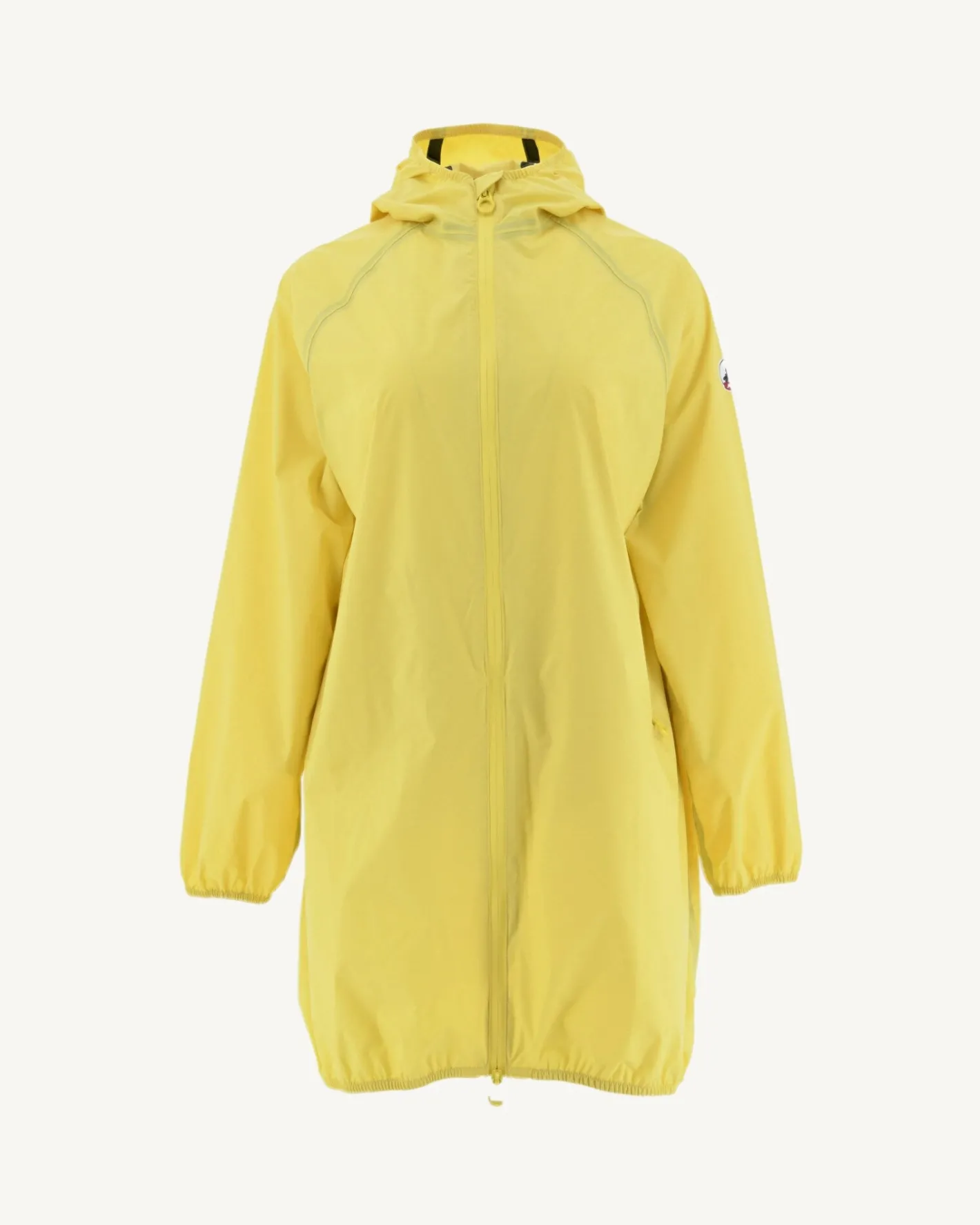 Donzen Jassen & Jacks-JOTT Impermeable Long A Capuche Jaune Clair Copenhagen 627 Soft Yellow