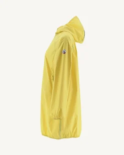 Donzen Jassen & Jacks-JOTT Impermeable Long A Capuche Jaune Clair Copenhagen 627 Soft Yellow