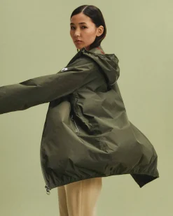 Donzen Jassen & Jacks-JOTT Impermeable Long A Capuche Army Copenhagen 255 Army