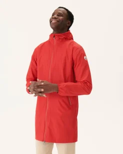 Donzen Jassen & Jacks-JOTT Impermeable Long Paquetable Rouge Vif Stockholm 318 Fire Red