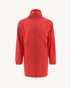 Donzen Jassen & Jacks-JOTT Impermeable Long Paquetable Rouge Vif Stockholm 318 Fire Red
