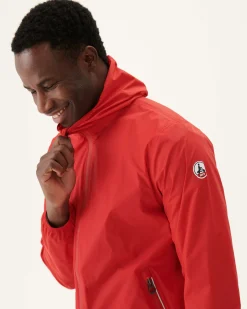 Donzen Jassen & Jacks-JOTT Impermeable Long Paquetable Rouge Vif Stockholm 318 Fire Red