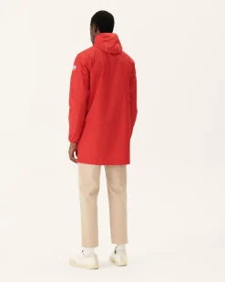 Donzen Jassen & Jacks-JOTT Impermeable Long Paquetable Rouge Vif Stockholm 318 Fire Red
