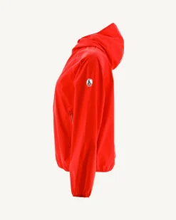 Donzen Jassen & Jacks-JOTT Impermeable Paquetable Rouge Vif Singapore 318 Fire Red