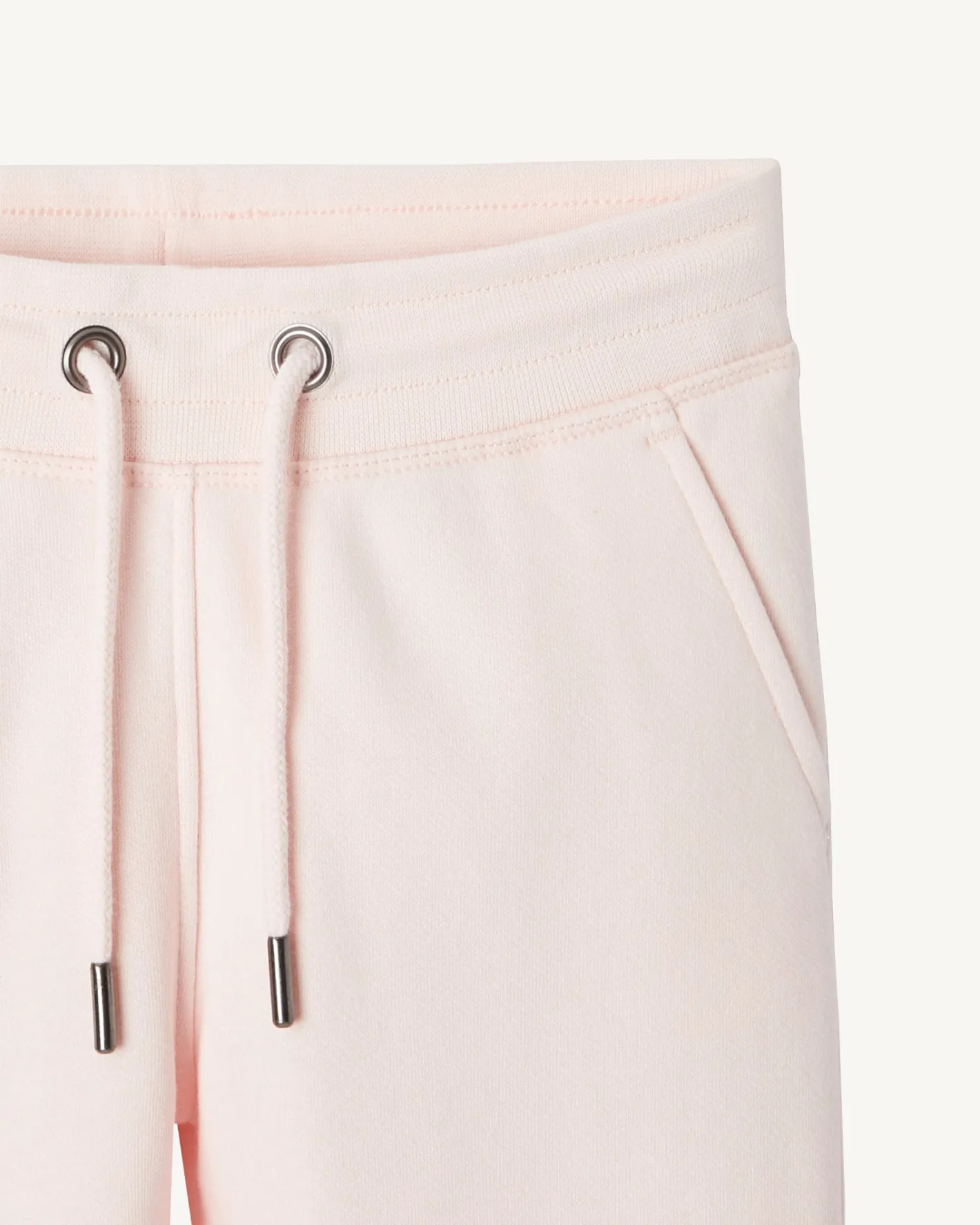 Kleding-JOTT Jogpant Enfant En Coton Biologique Rose Clair Arica 463 Soft Pink