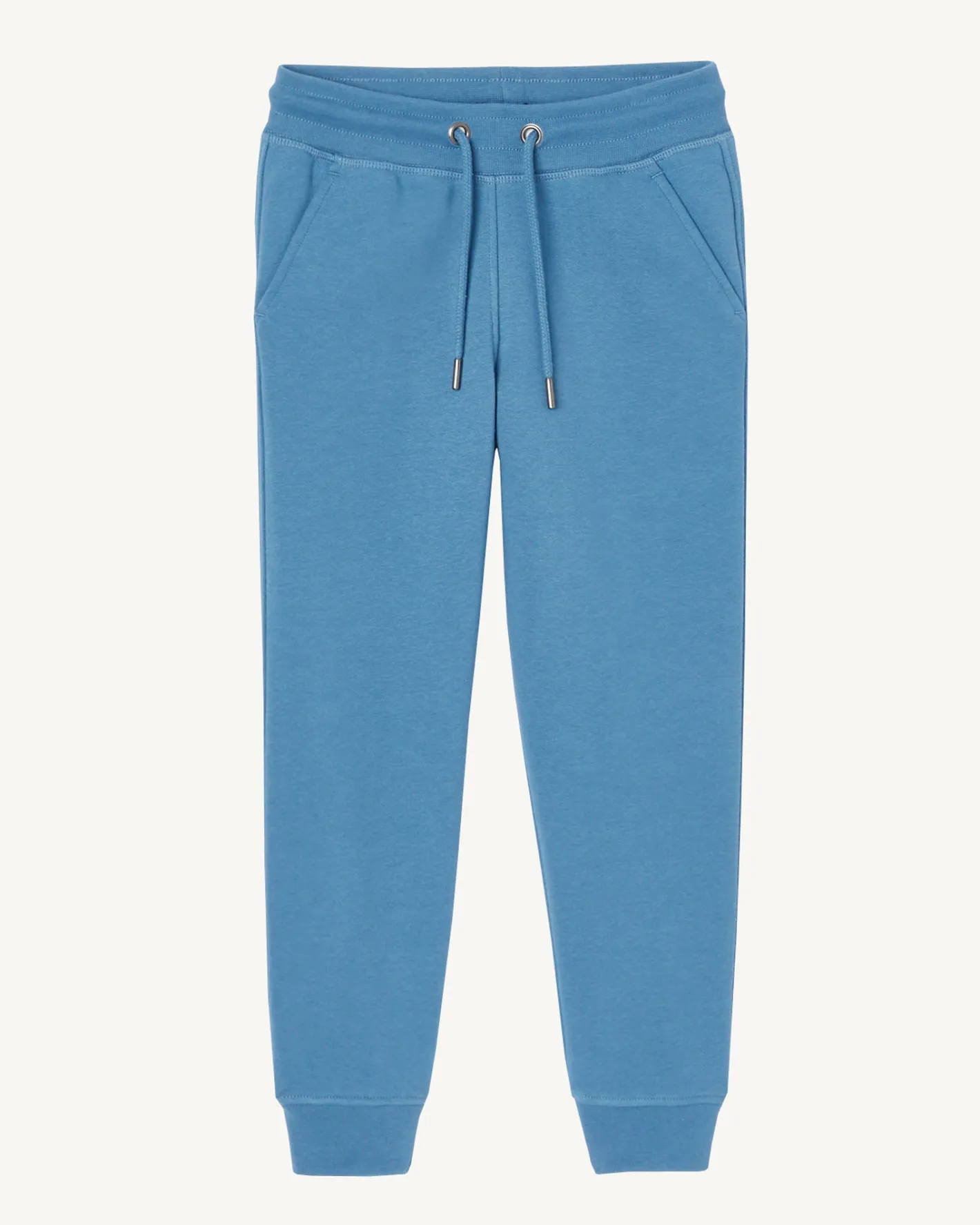 Kleding-JOTT Jogpant Enfant En Coton Biologique Bleu Jeans Arica 140 Blue Jeans