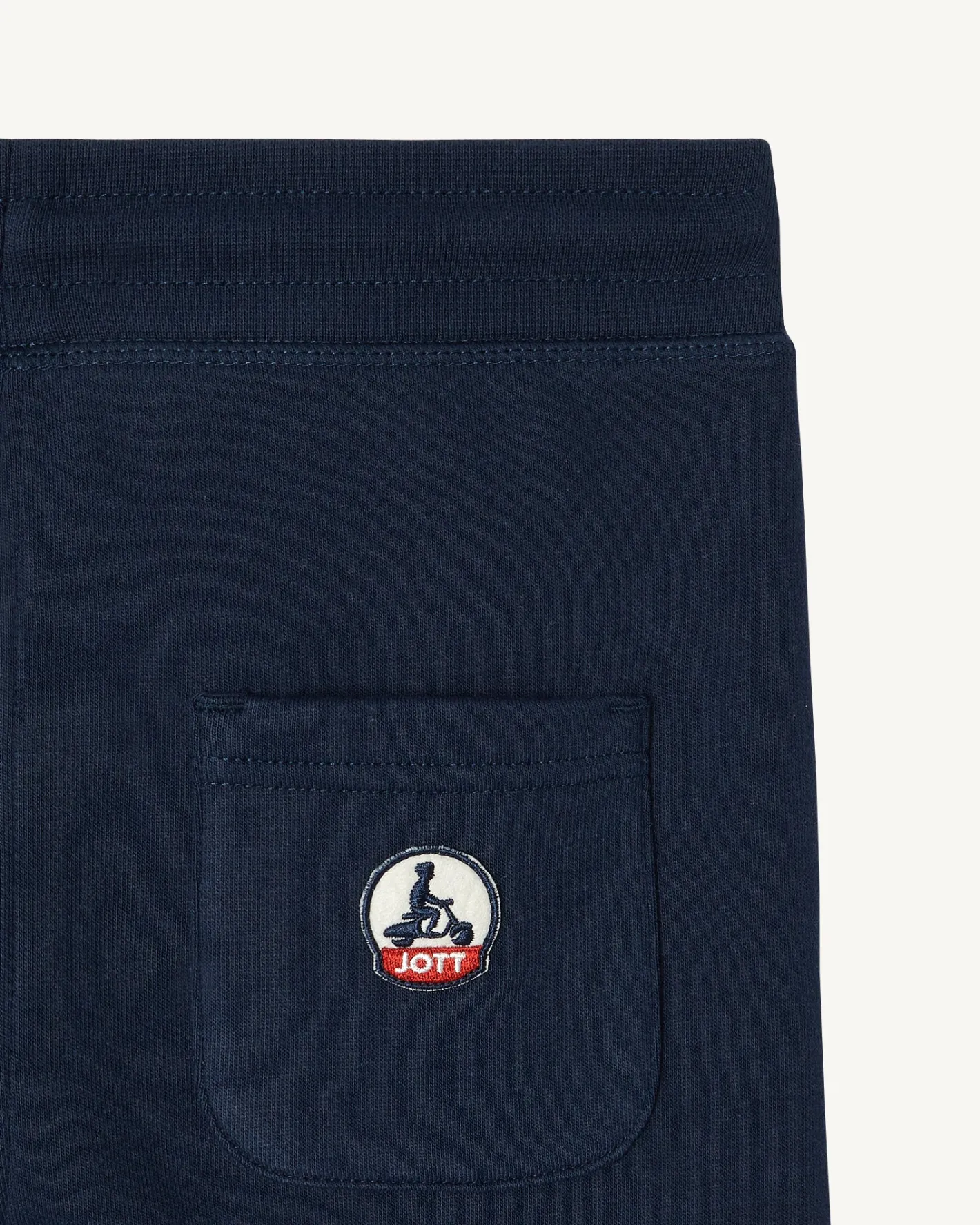 Kleding-JOTT Jogpant Enfant En Coton Biologique Marine Arica 104 Navy