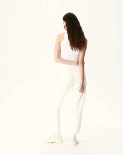 Kleding-JOTT Jogpant Femme En Coton Biologique Ecru Soledad 895 Off-White