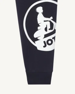 Kleding-JOTT Jogpant Homme En Coton Biologique Marine Moledo 104 Navy