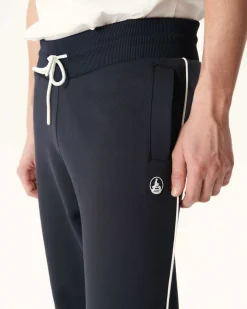 Kleding-JOTT Jogpant Homme En Coton Biologique Marine Freddie 104 Navy