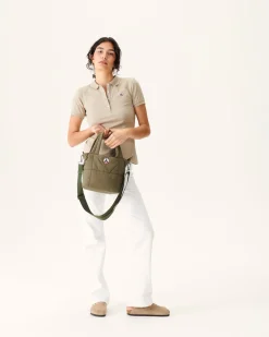 Tassen & Bagage-JOTT Mini Tote-Bag En Coton Gratte Army Nuna 255 Army