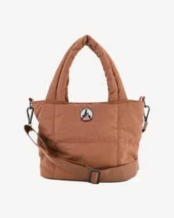 Tassen & Bagage-JOTT Mini Tote-Bag En Coton Gratte Camel Nuna 839 Camel