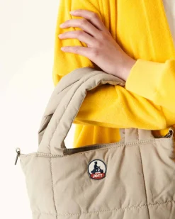Tassen & Bagage-JOTT Mini Tote-Bag En Coton Gratte Beige Nuna 804 Beige