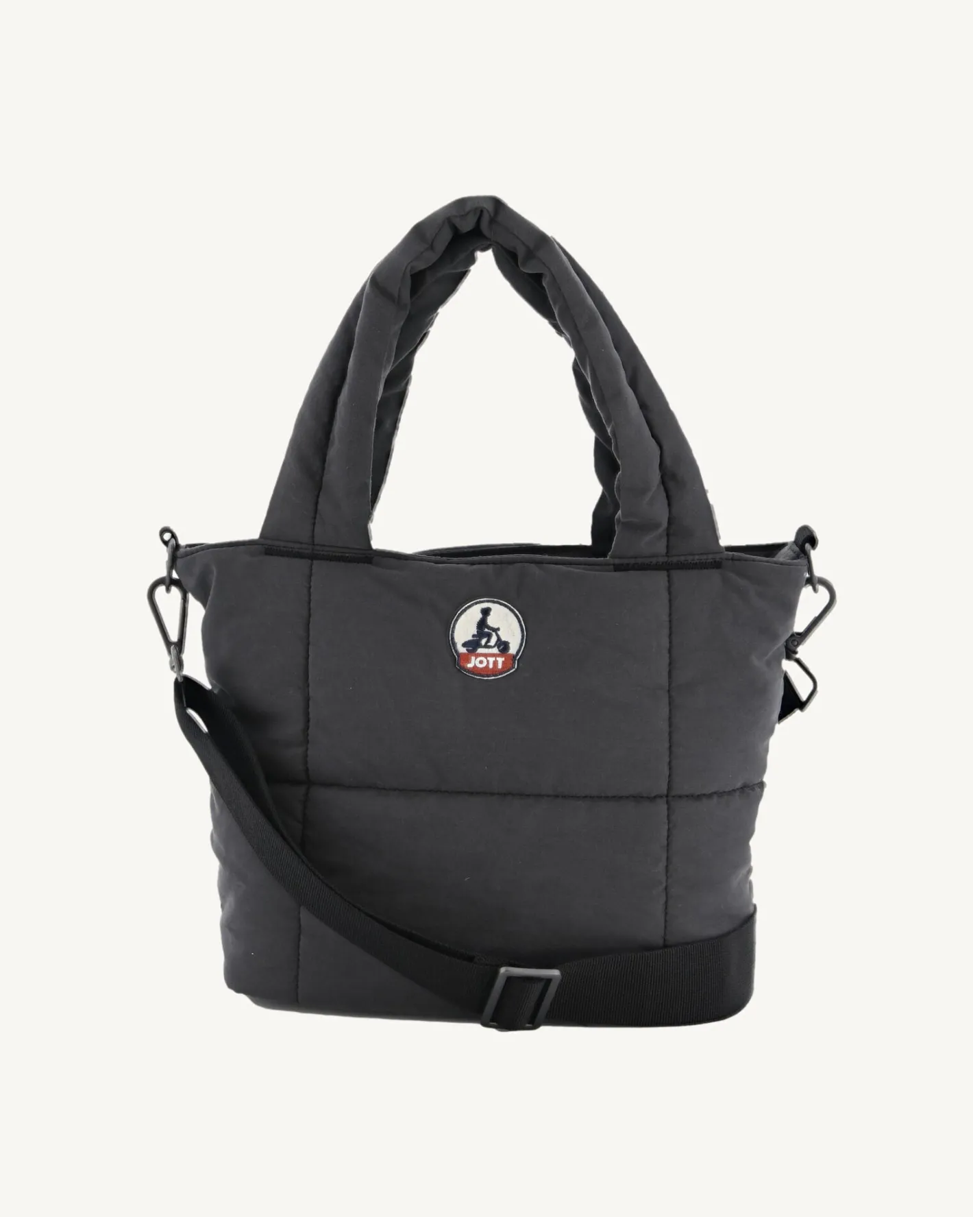Tassen & Bagage-JOTT Mini Tote-Bag En Coton Gratte Noir Nuna 999 Black