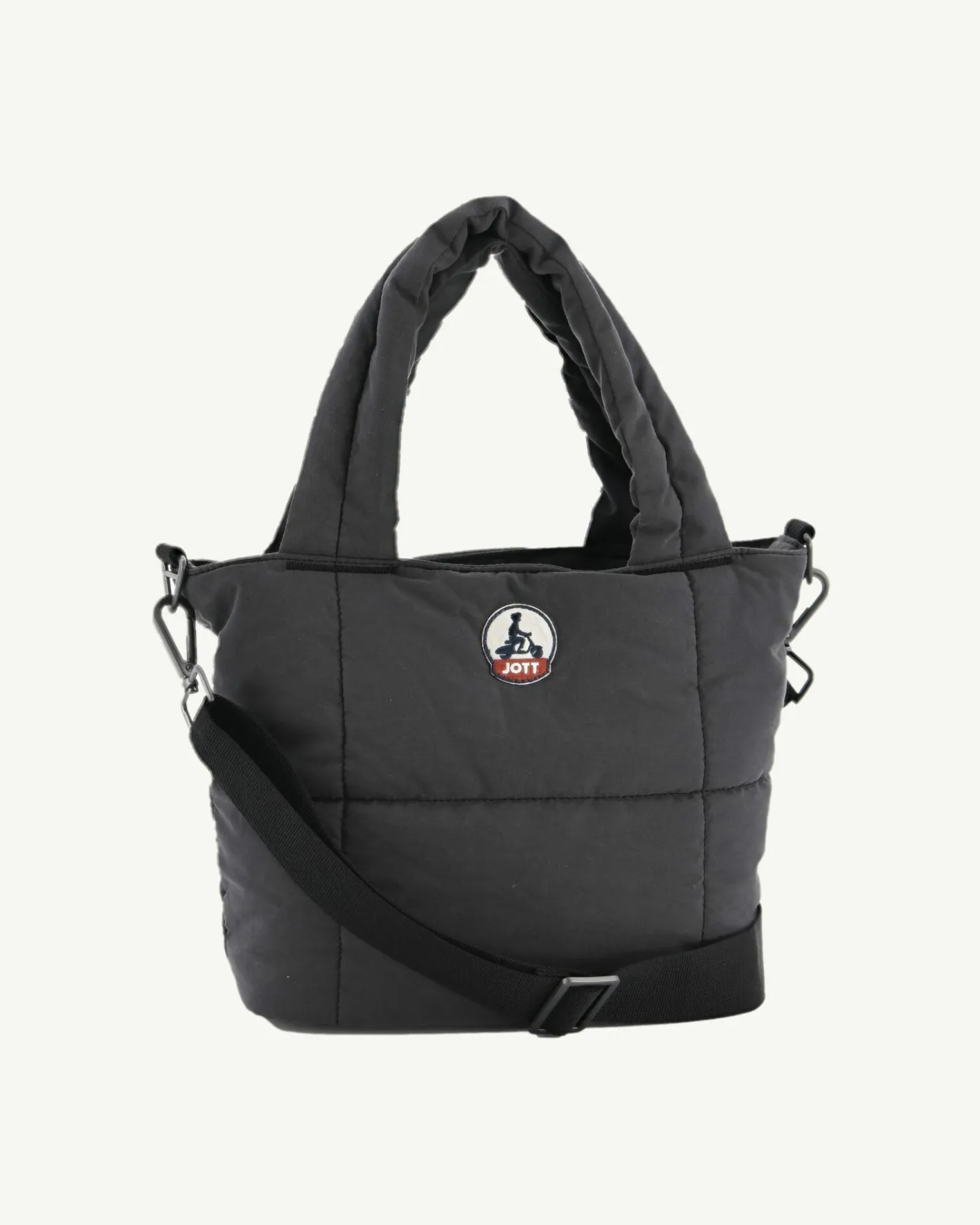 Tassen & Bagage-JOTT Mini Tote-Bag En Coton Gratte Noir Nuna 999 Black