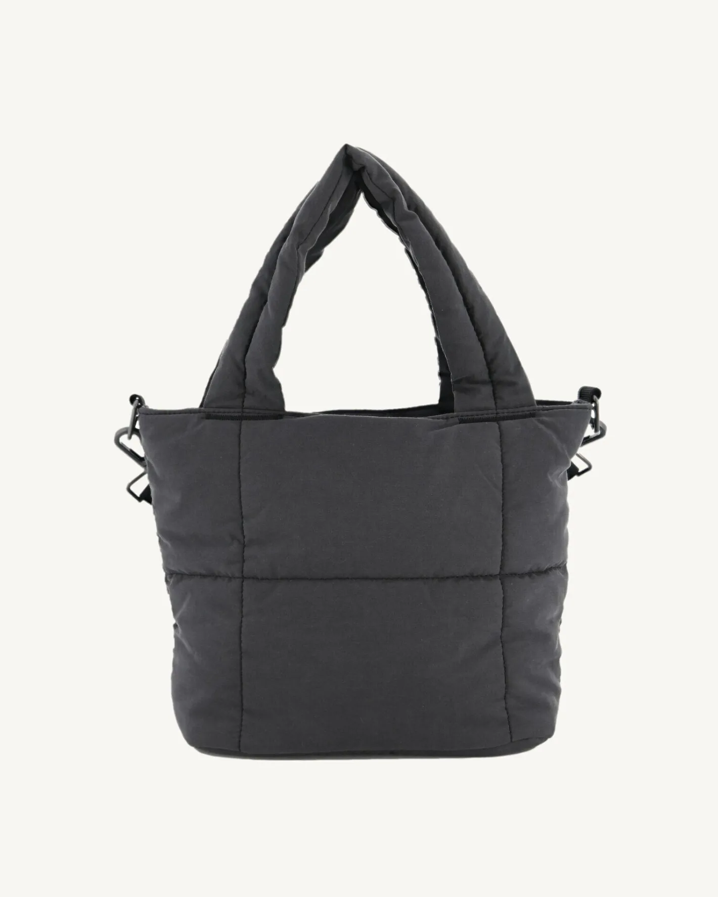 Tassen & Bagage-JOTT Mini Tote-Bag En Coton Gratte Noir Nuna 999 Black