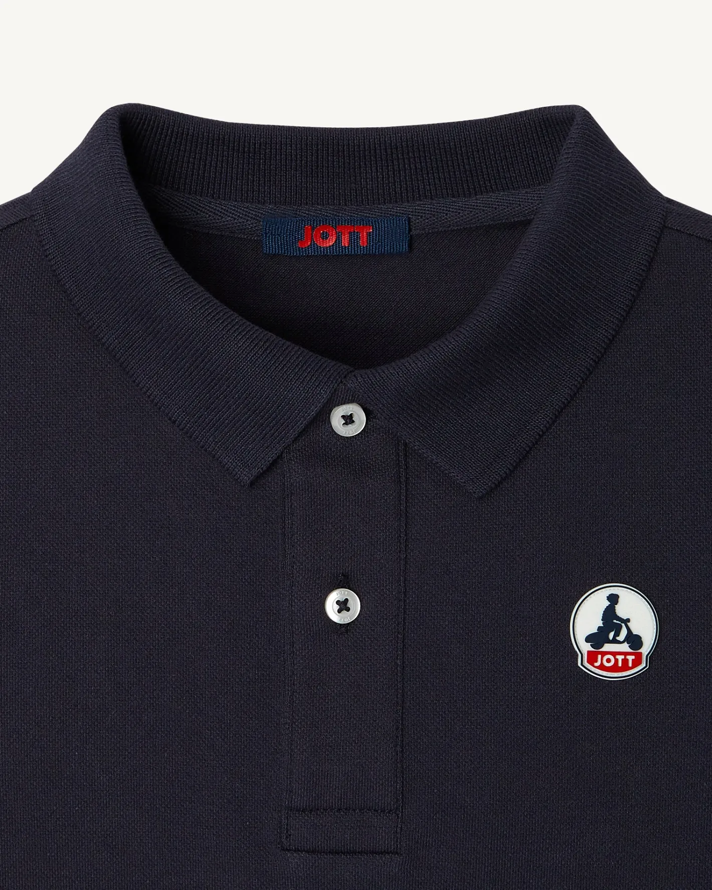 Kleding-JOTT Polo Enfant En Coton Biologique Marine Salvador 104 Navy