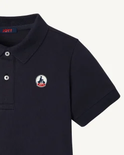 Kleding-JOTT Polo Enfant En Coton Biologique Marine Salvador 104 Navy